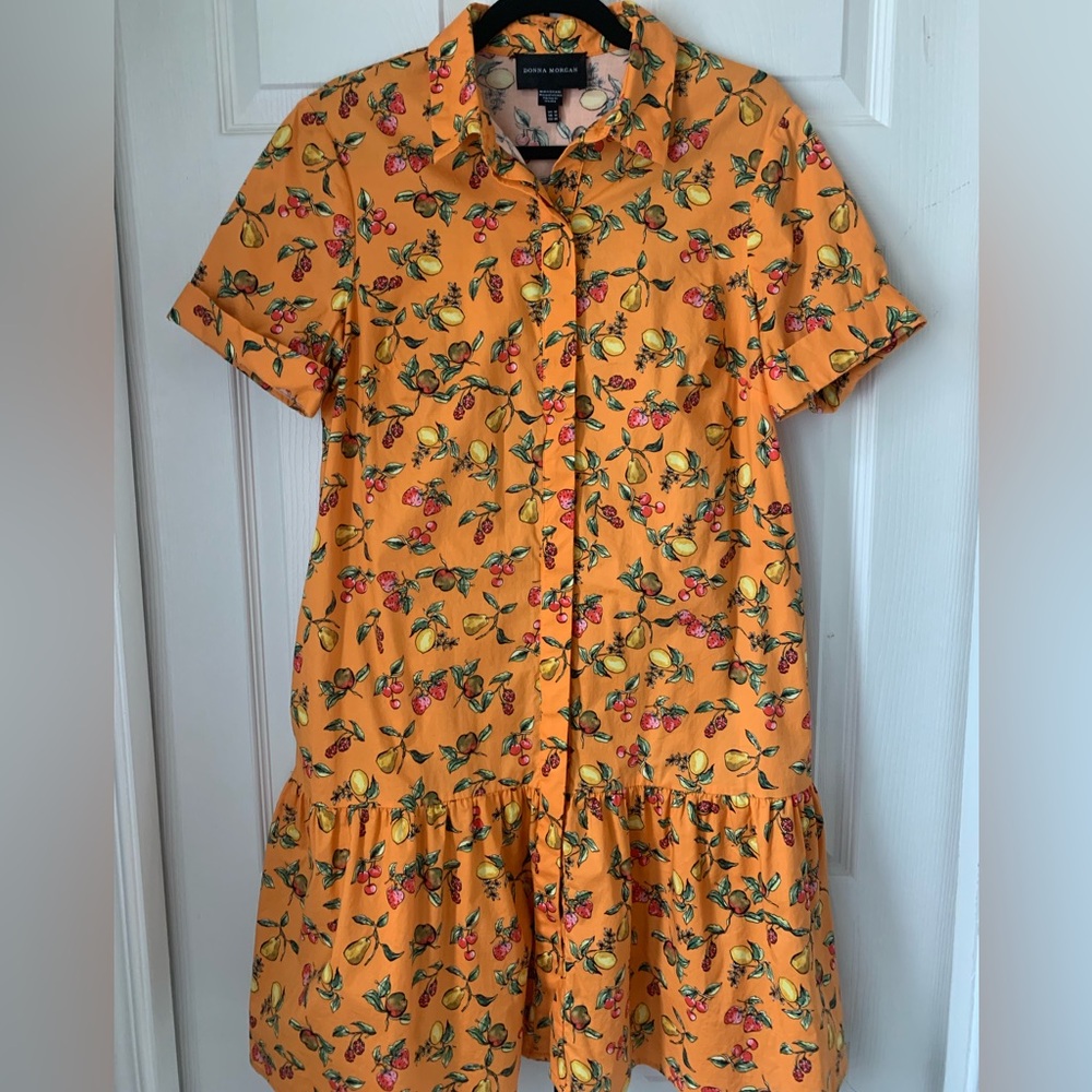 Donna Morgan Button Down Midi Dress (SZ 10)